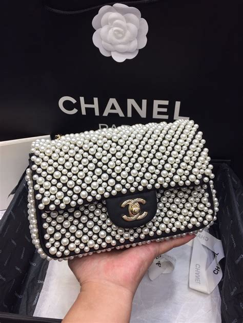 chanel flap bag pearls|Shop CHANEL MINI FLAP BAG .